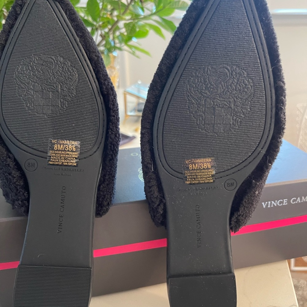 Vince Camuto Plush faux shearling slip on loafers - Picture 5 of 5